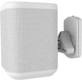 NeoMounts NM-WS130WHITE Lautsprecher-Wandhalterung Neigbar+Schwenkbar, Rotierbar Wandabstand (max.):