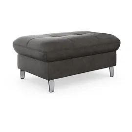 sit&more Stauraumhocker Maggiore 100% Polyester 102 x 48 x 67 cm Grau