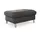 sit&more Stauraumhocker Maggiore 100% Polyester 102 x 48 x 67 cm Grau