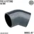 Mega Group Mega Winkel 45° Pvc-u 90 mm Klebemuffe 16 bar