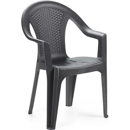Mojawo Bistro Set 4-tlg. Anthrazit/Grau