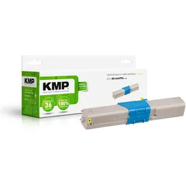 KMP Kompatibel zu OKI 44469704 Gelb