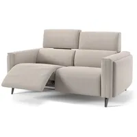 Sofanella 2-Sitzer Stoff, Relaxsofa, Designsofa, Designer Couch, Italienisches Sofa, 2er Sofa beige