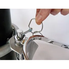 FollowMe Sicherungsstift Klappsplint inkl. Sicherungsschlaufe silber