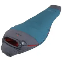 Robens Spire II -4°C Mumienschlafsack, 220x80x50cm, Reißverschluss rechts, blau/grau