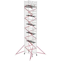 Altrex Fahrgerüst RS Tower 52 Aluminium mit Holz-Plattform 13,20m AH 1,35x2,45m