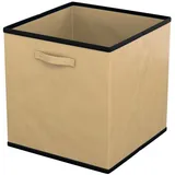 Intirilife Aufbewahrungs-Stoffbox 26,7 x 26,7 x 28 cm 6-tlg. beige