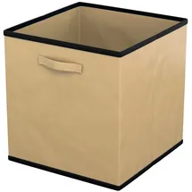 Intirilife Aufbewahrungs-Stoffbox 26,7 x 26,7 x 28 cm 6-tlg. beige