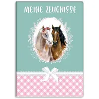 Itenga Zeugnismappe 33105592, mit Motiv, A4, Sichtbuch, Motiv Pferd,