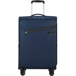 Samsonite Weichgepäck-Trolley Litebeam, midnight blue, 66 cm, 4 Rollen, mit Volumenerweiterung blau
