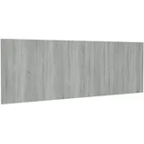 vidaXL Wand Kopfteil Grau Sonoma 240x1,5x80 cm Holzwerkstoff