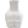 Kare Vase Donna Weiß, 40cm