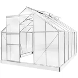 Brast Gewächshaus Aluminium Silber HKP 6 mm 7,75 m2