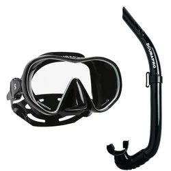 Scubapro Solo Tauchermaske mit Apnea Faltschnorchel