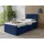 Sofnet Boxspringbett Star Mini Bonell-Matratze - Topper Bettkästen, Jugendzimmer, - 100 x 200 - Dunkelblau (Kronos 09),