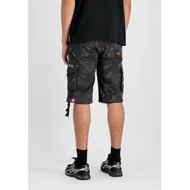 Alpha Industries Jet Shorts black camo, 33