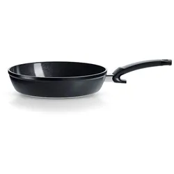 Bratpfanne FISSLER "Ceratal Orbit Black", schwarz, H:10cm L:48cm Ø:28cm, Pfannen, gesünderes Kochen mit Antihaft-Effekt, hergestellt ohne PFAS/PTFE