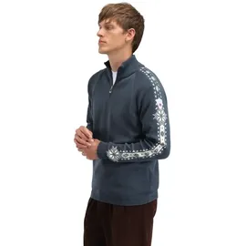 Dale of Norway Geilo Pullover Steel / Off White L