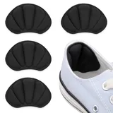 Sibba 2 Paar Fersenkissen Liner Einsätze Anti-Rutsch Schuhe Pads Selbstklebende Schuhe Ferse Blister Protektoren Fersengriffe für Schuhe Zu Groß