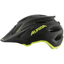 Alpina Carapax Jr. Flash 51-56 cm Kinder black/neon yellow matt 2022