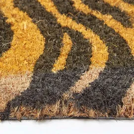 Homescapes Tiger 74 x 37 cm Braun/Orange