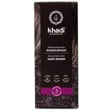 Khadi Pflanzenhaarfarbe dunkelbraun 100 g