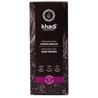 Khadi Pflanzenhaarfarbe dunkelbraun 100 g