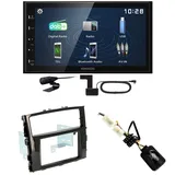 Kenwood DMX129DAB DAB+ Bluetooth USB Einbauset für Mitsubishi Pajero ab 2015