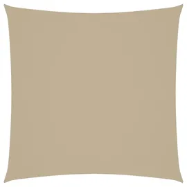 vidaXL Sonnensegel Oxford-Gewebe Quadratisch 6 x 6 m Beige