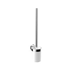 Emco Round Toilettenbürstengarnitur 431500100 chrom, Behälter Kunststoff, Griff chrom