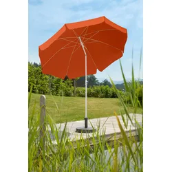 Sonnenschirm SCHNEIDER SCHIRME "Ibiza", orange (terracotta), Obermaterial: 100% Polyester, Standschirme, abknickbar, ohne Schirmständer