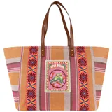 Oilily Umhänge-Wickeltasche Sea Shopper Orange/Mehrfarbig