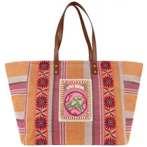 Oilily Umhänge-Wickeltasche Sea Shopper Orange/Mehrfarbig