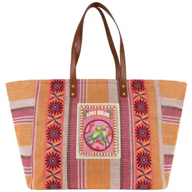 Oilily Umhänge-Wickeltasche Sea Shopper Orange/Mehrfarbig