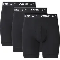 Nike 3er Pack NIKE Boxershorts Briefs lang Herren UB1 - black L