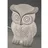 Formano Eule als Deko-Lampe Tischleuchte Nachttischlampe Nachttischleuchte Stimmungslampe Porzellan-Lampe Weiss 20
