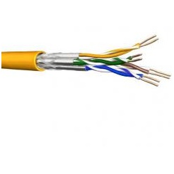 Draka Communication Cable, Datenkabel Cat.7, 4P, S/FTP, 4x2xAWG23, orange, 1000m Trommel