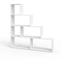 Vicco Treppenregal Bücherregal 163 x 29 x 155 cm Weiß