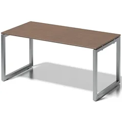 Bisley Schreibtisch Cito BxTxH 160x80x74cm nußbaum Gestell silber