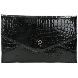 NOBO Abendtasche Envelope schwarz Schwarz Damen 