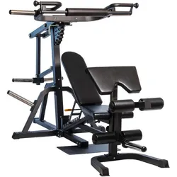 Homegym mit Beinpresse IF1200 - Heim- und semiprofessionelle Fitnessgeräte schwarz 6