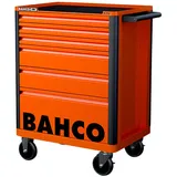 BAHCO 26-zoll-e72-aufbewahrungswagen mit 6 Schubladen rot (ral 3001)