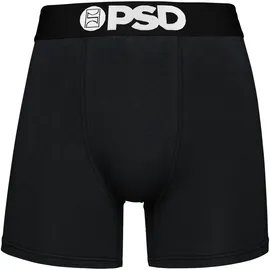 Psd Boxershorts PSD "PSD CTN SOLIDS BLK 5I 3PK", Herren, Gr. XXL, 1 Stk., schwarz, 95% Baumwolle, 5% Elasthan, Unterhosen