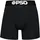 Psd Boxershorts PSD "PSD CTN SOLIDS BLK 5I 3PK", Herren, Gr. XXL, 1 Stk., schwarz, 95% Baumwolle, 5% Elasthan, Unterhosen