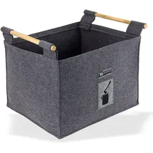 DEMA Filz Holzkorb Bregenz 45 x 41 x 34 cm grau