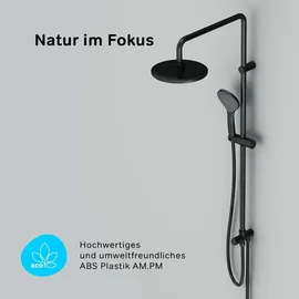 AM.PM Duschsystem Schwarz