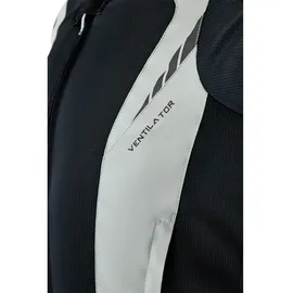 RST Pro Series Ventilator D3O Textiljacke Schwarz/Silber M