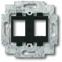 Busch-Jaeger Tragring f.Modular-Jack schwarz. Sockel 1814