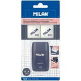Milan MILAN® Compact 1918 blau + 2 Ersatzgummis
