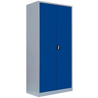 Lüllmann Stahlschrank 530341 enzianblau, lichtgrau 92,5 x 42,2 x